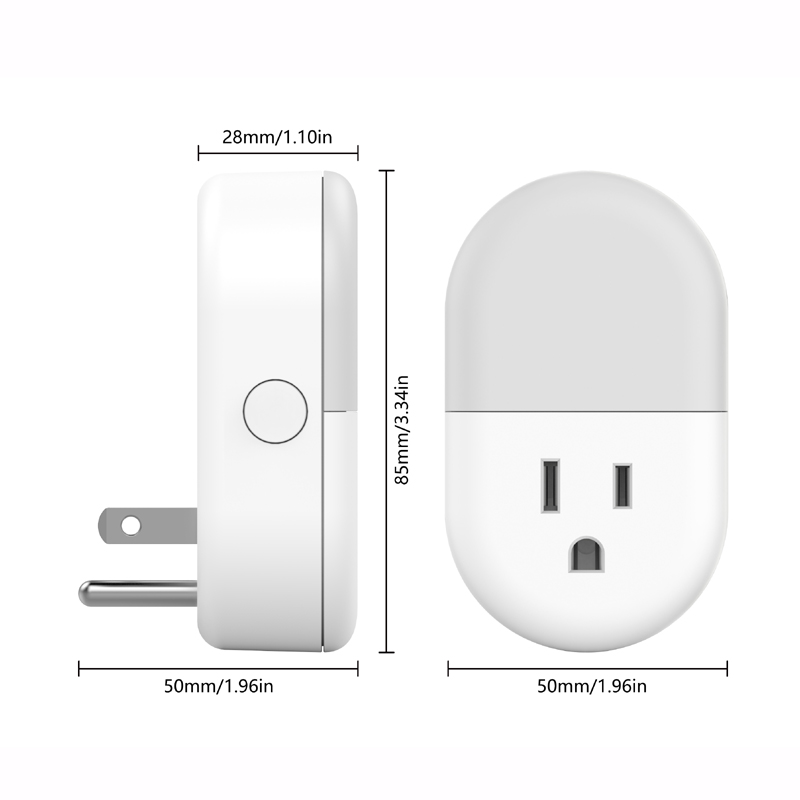 ШТЕПСЕЛЬНАЯ Розетка Wifi со светодиодным контроллером и умным переключателем для умного домашнего ухода