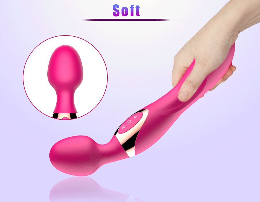 Chày Rung Tình Yêu Massage 2 Đầu Passion 11 Đầu cây massage uyển chuyển, bẻ cong nhiều góc độ