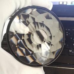 77 milímetros Caleidoscópio Câmera Filtro de Lente de Vidro