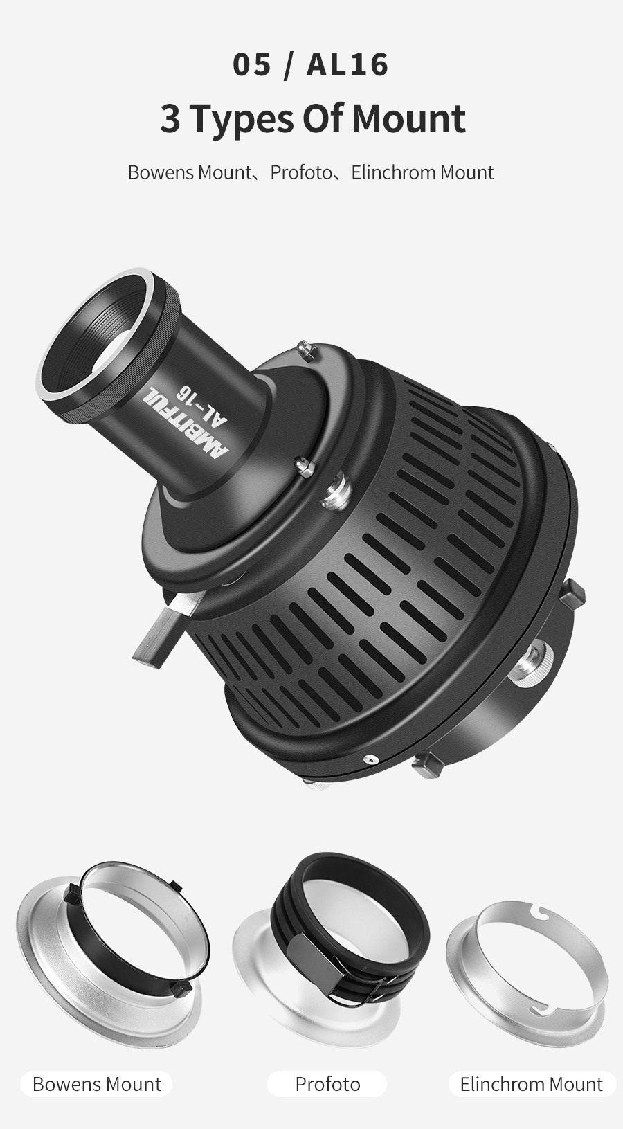 AMBITFUL AL-16フォーカライズコニカルスヌートオプティカルコンデンサーアート特殊効果形状と色のゲルを備えたビーム光シリンダー ( AMBITFUL AL-16フォーカライズコニカルスヌートオプティカル