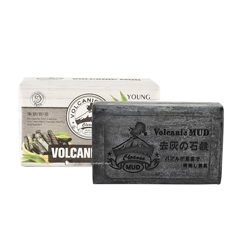 young volcanic mud soap