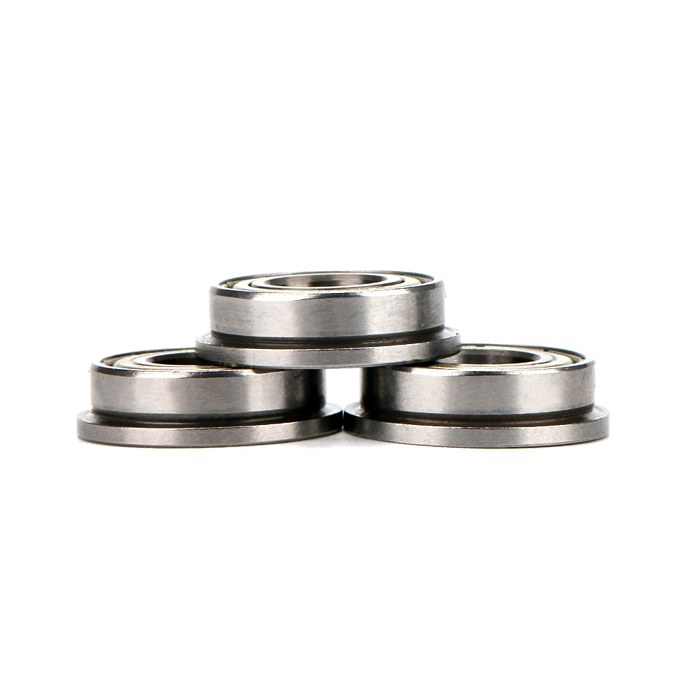 Flanged deep groove ball bearing with single rib F6000 6001 6002 6003 6004 6005 6006 6007ZZ 2RS