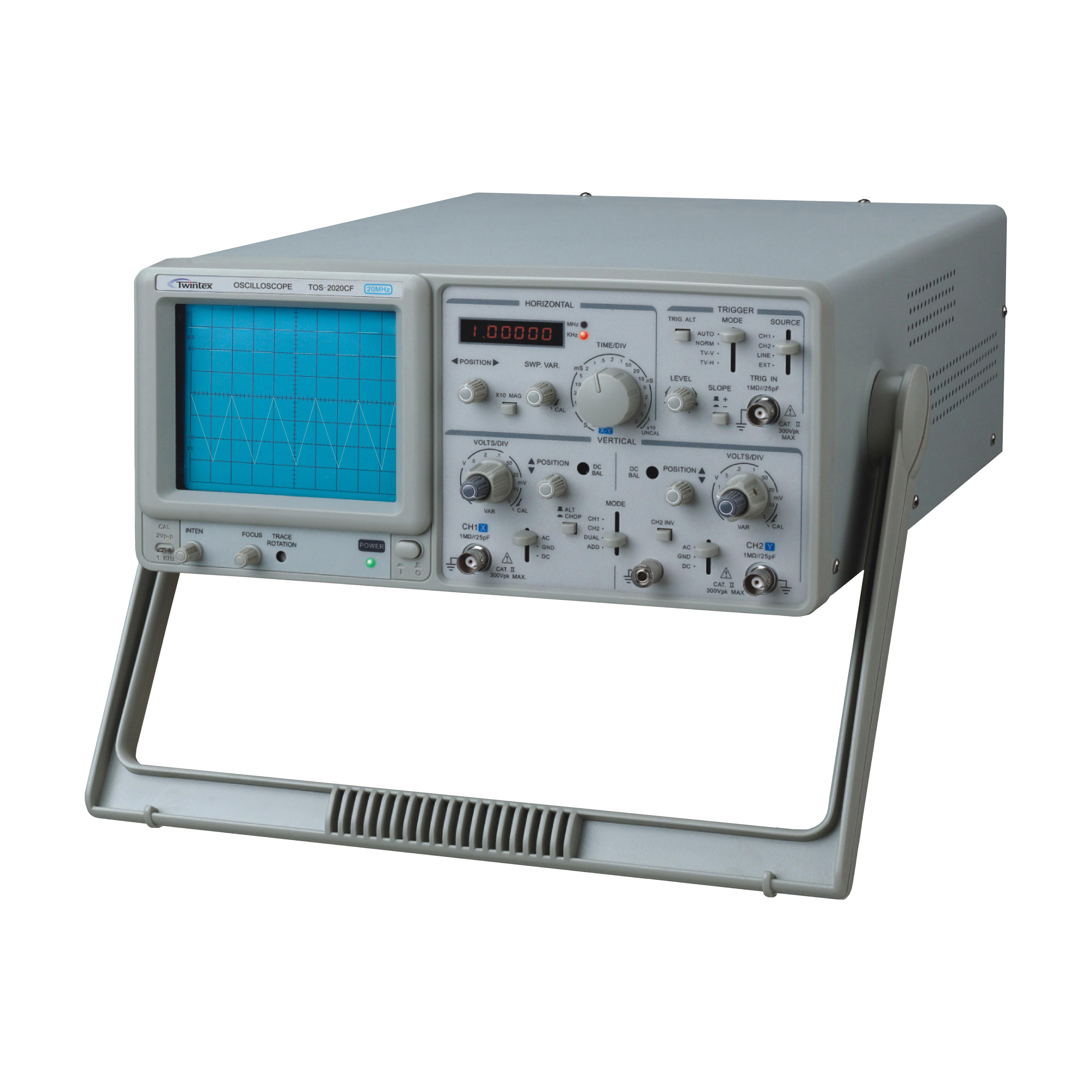 twintex tos-2040cf 模拟示波器 40mhz 带频率计数器