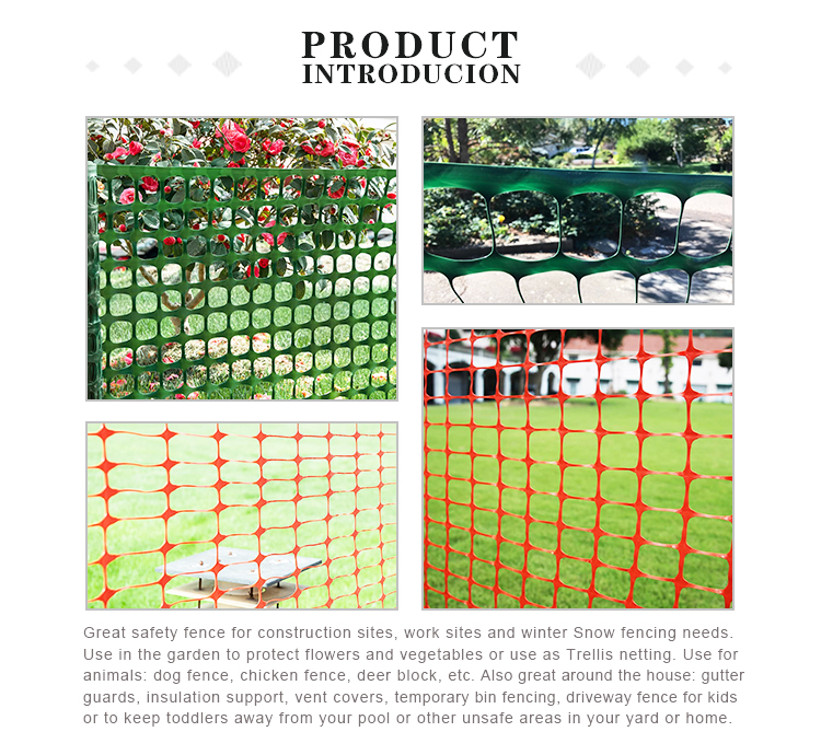 China Factory supply Guardian Economy Safety Fence construction safety nets