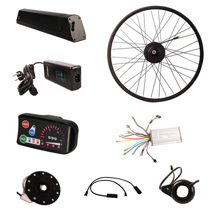 Kit De Conversion Vélo électrique 26 Pouces – Moteur Avant – Roue Complète