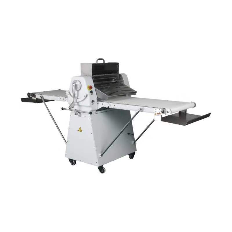 Роскошная модель из нержавеющей стали Электрический Вертикальный тесто Sheeter отдельно стоящий тесто Sheeter для кондитерских Круассан