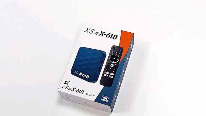 XS97 X-618 Smart TV Box - 6K Ultra HD, Quad Core, Android