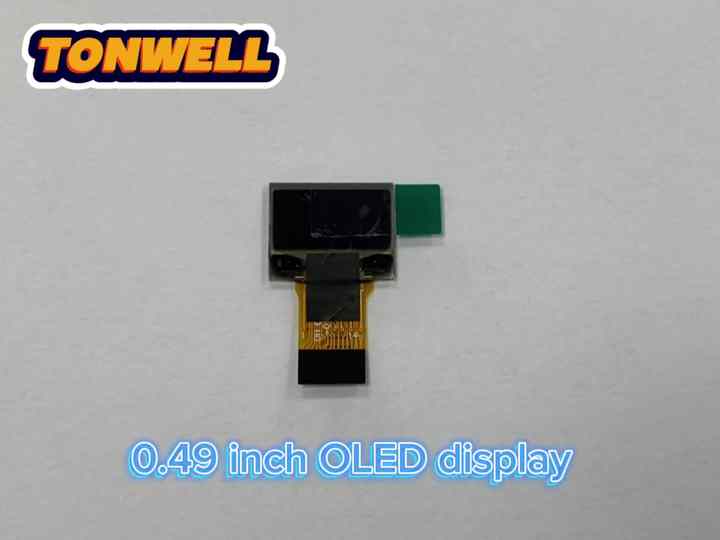 Customize Small OLED Display 0.49 Inch LCD Module White 0.49