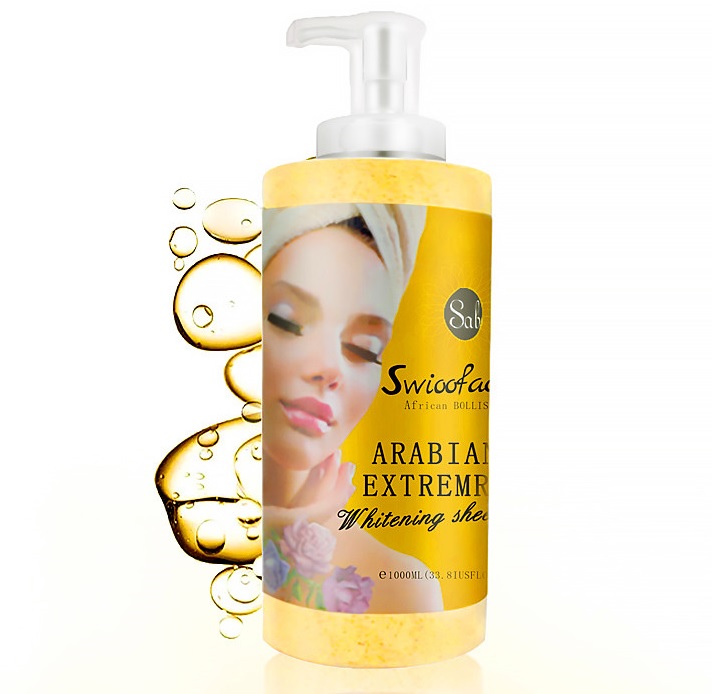 Собственная Марка, органический Отшелушивающий фруктовый скраб для мытья тела и гель для душа