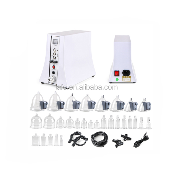 Hot sale products butt lifting vacuum therapy 32 cups/Vacuum Suction Cup Therapy/Breast Enhancement Buttocks Enlargement