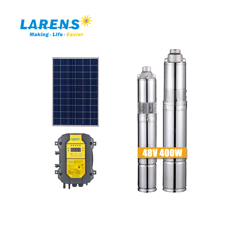 Larens DC 48V 400W нержавеющая сталь винт глубокий колодец Солнечный водяной насос прайс-лист