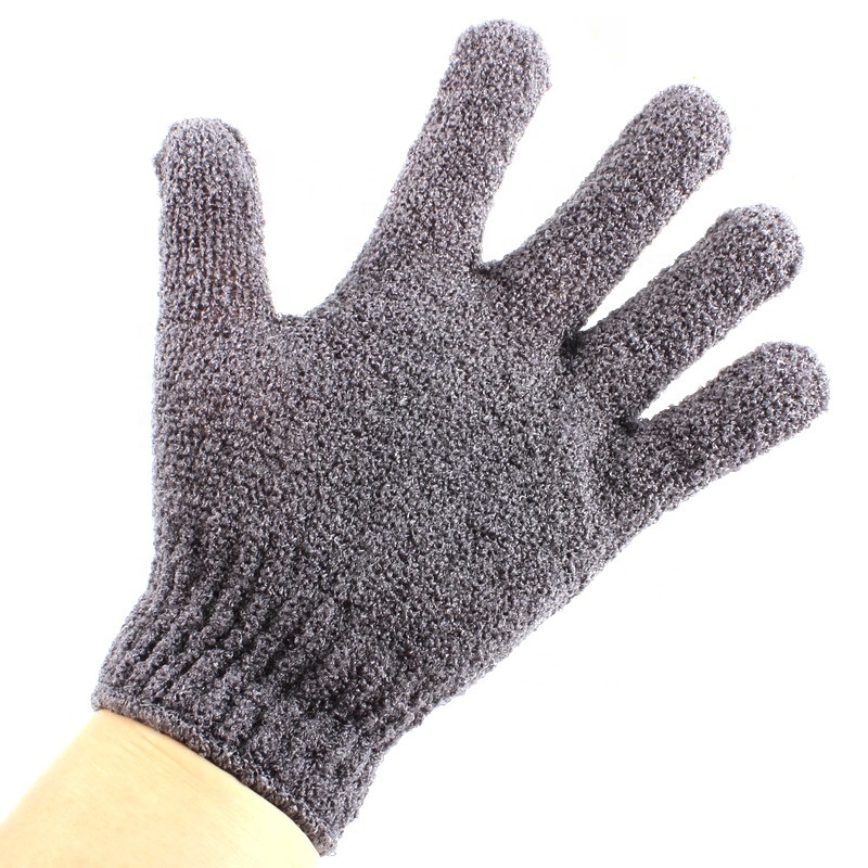 WeFocus, Экологичные бамбуковые перчатки для ванны с древесным углем, перчатки для мытья, Мягкие сетчатые отшелушивающие щетки для тела, перчатки, варежки, оптовая продажа