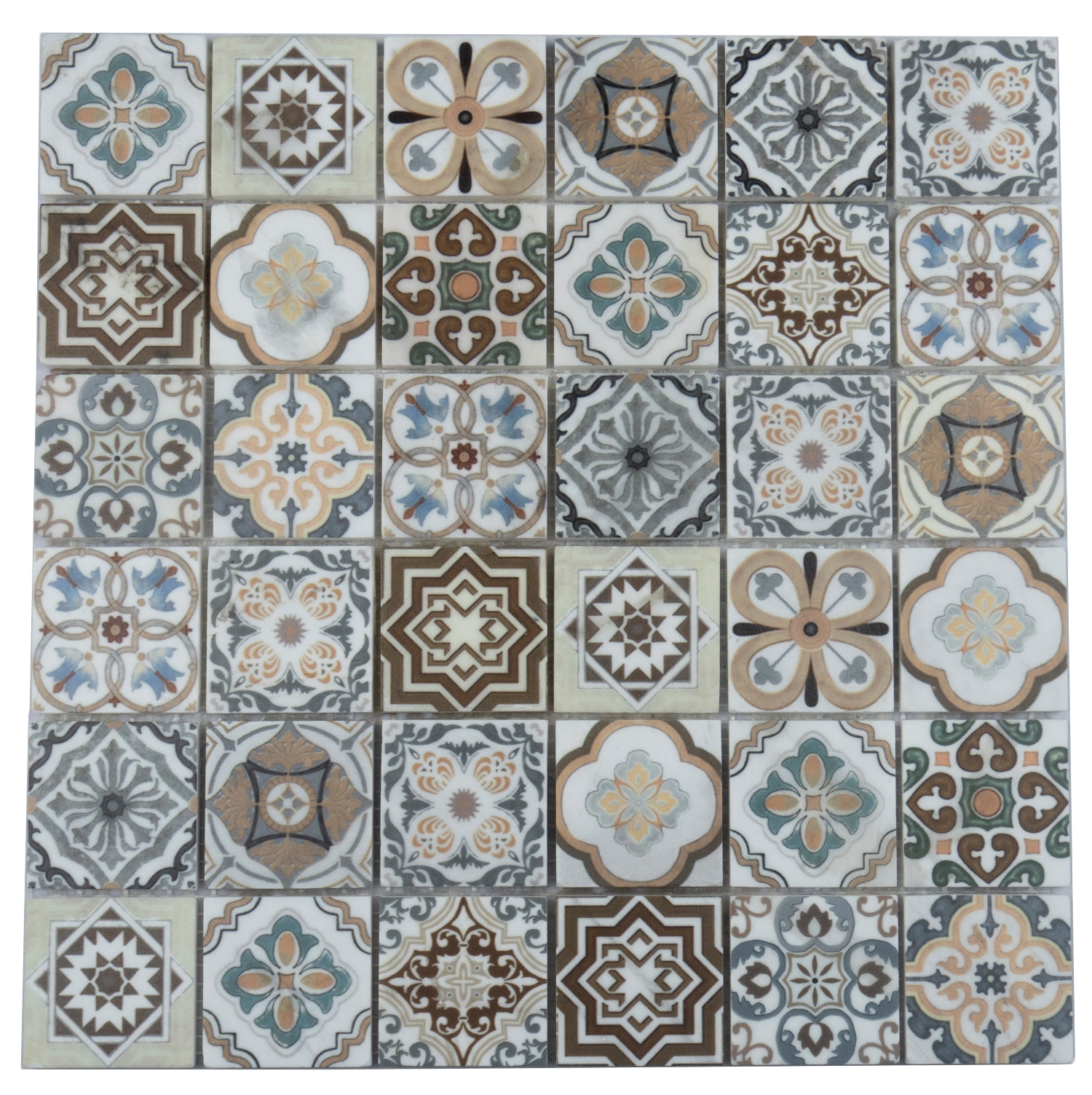 Marble Mosaics Stone Mosaic Inkjet Printing  Artificial Stone Mosaic