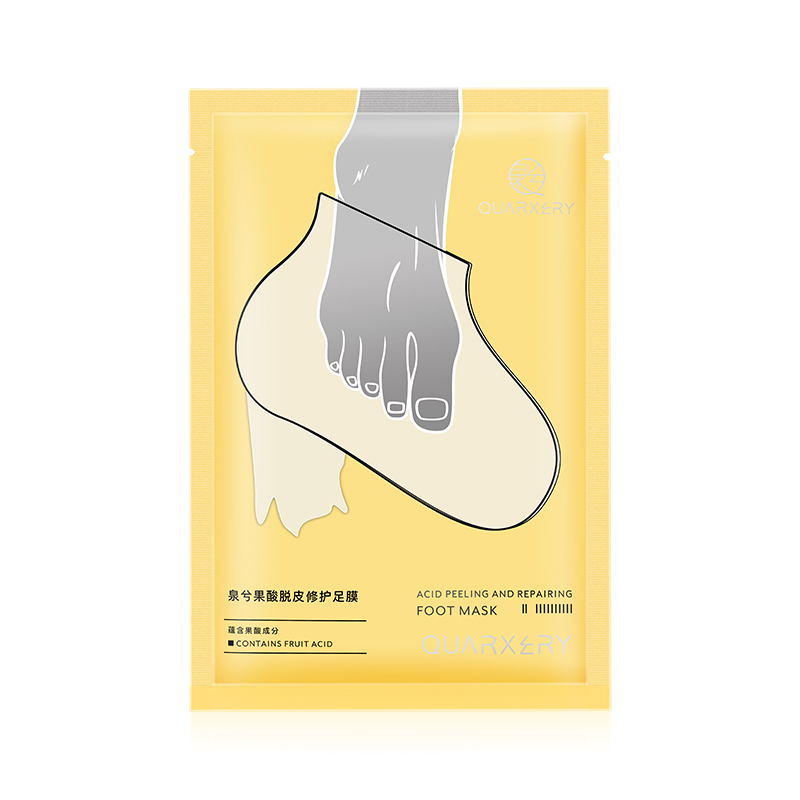 Oem оптовая продажа фруктовая кислота пилинг ремонт ног маска отшелушивающая и увлажняющая пилинг маска для ног