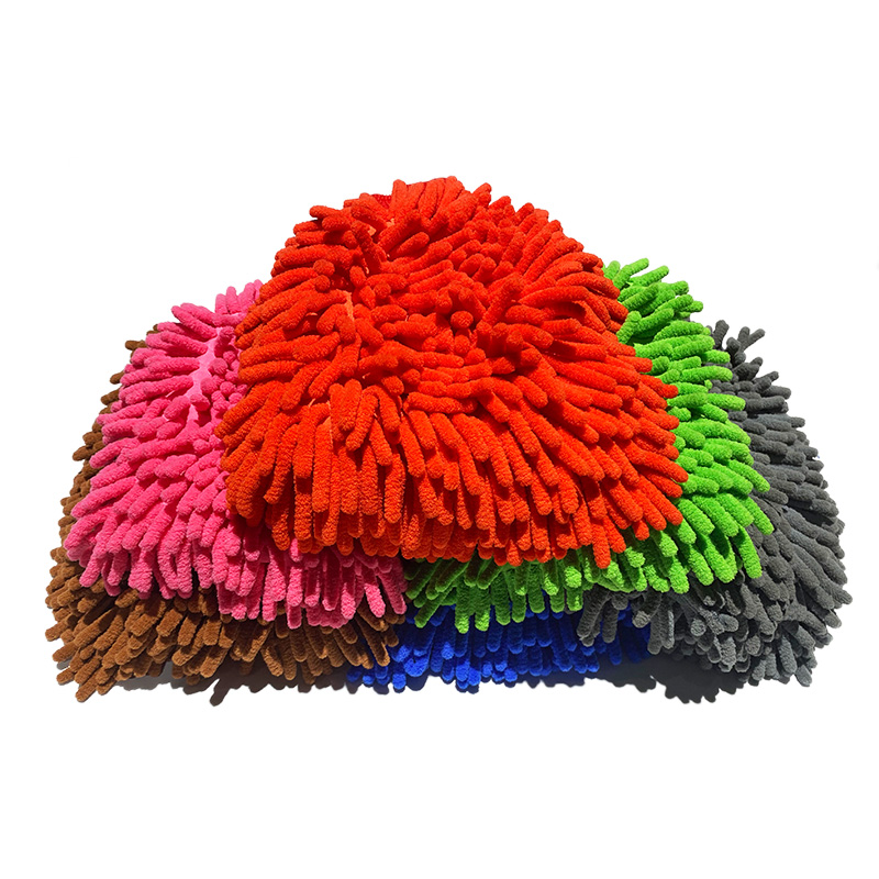 Высококачественная двухсторонняя Толстая Водонепроницаемая синель микрофибра варежка Коралловая мойка автомобиля Мойка Варежка