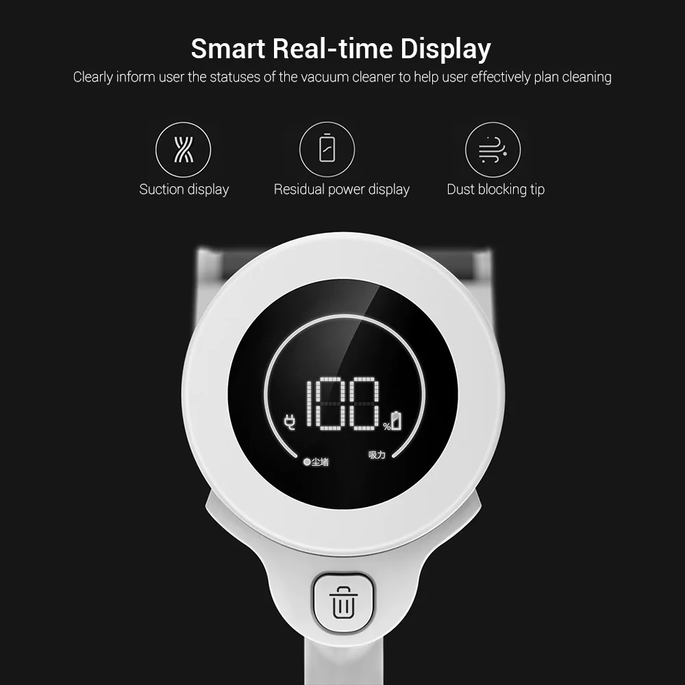 Shunzao Z11 2 в 1 портативный светодиодный умный беспроводной пылесос 3 скоростной беспроводной пылесос