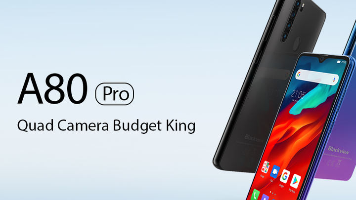 Blackview A80 Pro - Unlocked 4G Smartphone with 6.4 Inch Screen