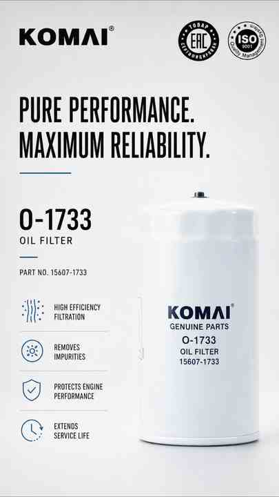 Engine Oil Filter for Hino 156071731/1731, Replacement for
