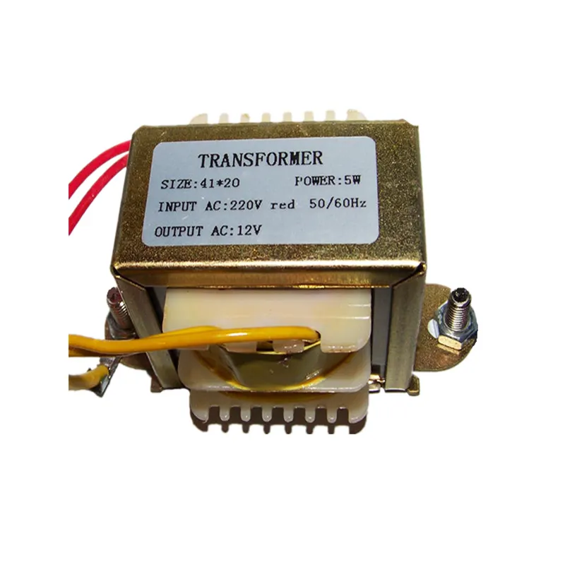 Малый трансформатор. Самый маленький трансформатор в мире. 220v 50hz 12v Red.