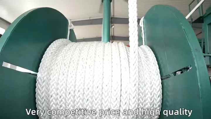 60mm Rope High-Strength Boat Trailer Floating Ship Mooring Rope 12 Strands 60mm ...