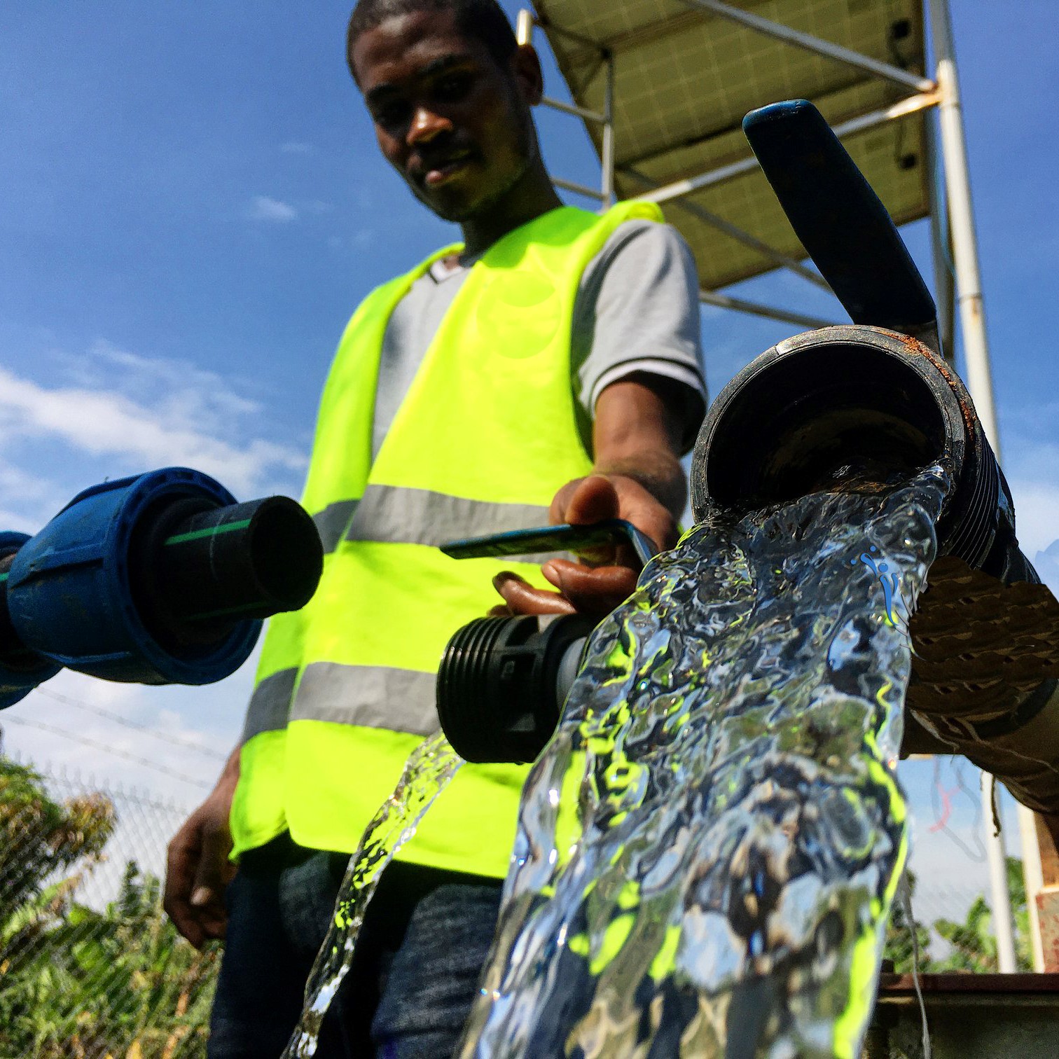 Центробежный водяной насос на солнечной батарее, 36 В, 550 Вт