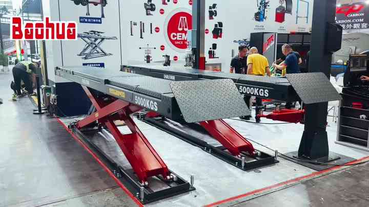 BAOHUA Heavy-Duty 6 Ton Adjustable-height Wheel Alignment Underground ...