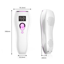 JMK Smart 2020 New Arrivals Hot Sale Ipx7 Waterproof Permanent Ice Cool Painless Lady Hand Held Ipl Laser Hair Removal Device