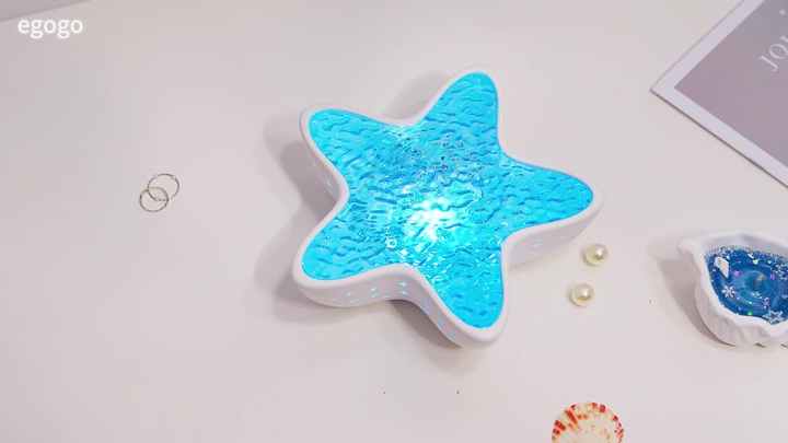 EGOGO Starfish Projection Lamp - Color Changing Night Light