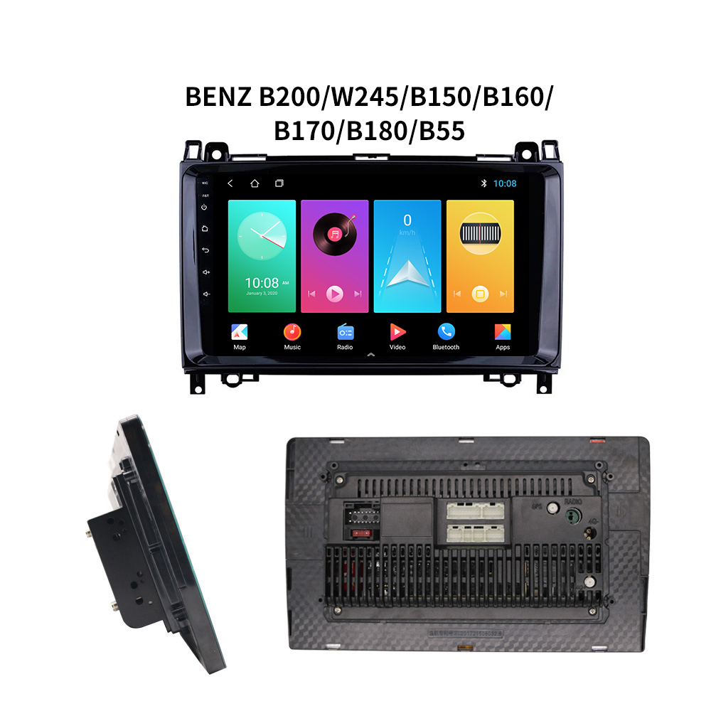 Car Stereo Navigation Digital Slide Touchscreen Car DVD Radio Receiver 9 inch For Benz B200/ W245/ B150/ B160/ B170/ B180/ B55