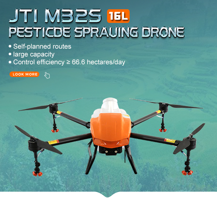 JTI M32S 16L Agriculture Drone, JTI M3zs 16L PESTICDE SPRAUING DRONE