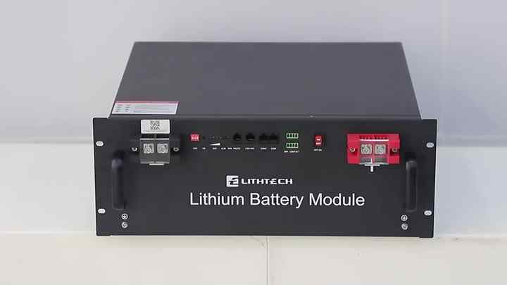 48V 51.2V 100Ah 200Ah 400Ah LiFePo4 Lithium Ion Battery Rack Mounted ...