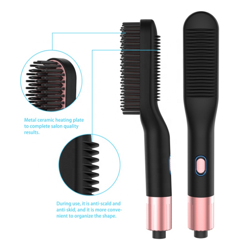 Выпрямитель для волос из розового золота