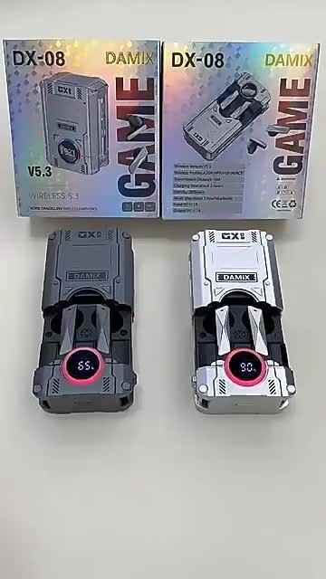 DX-08 TWS Earbuds - Long Battery Life & Mecha Style