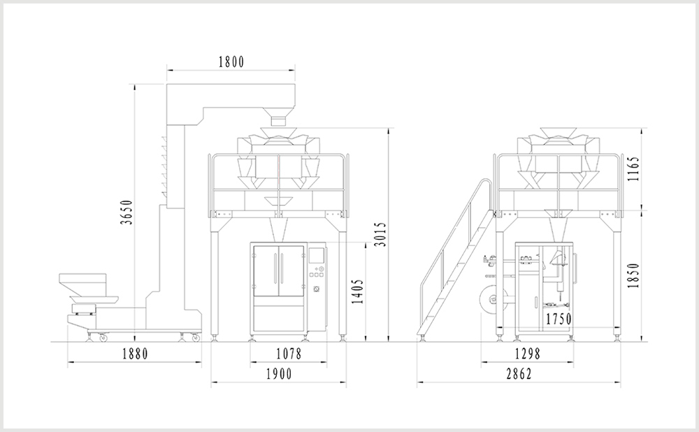 Large Capacity Vertical Bakery Gusset Bag Packaging Machine for Snacks