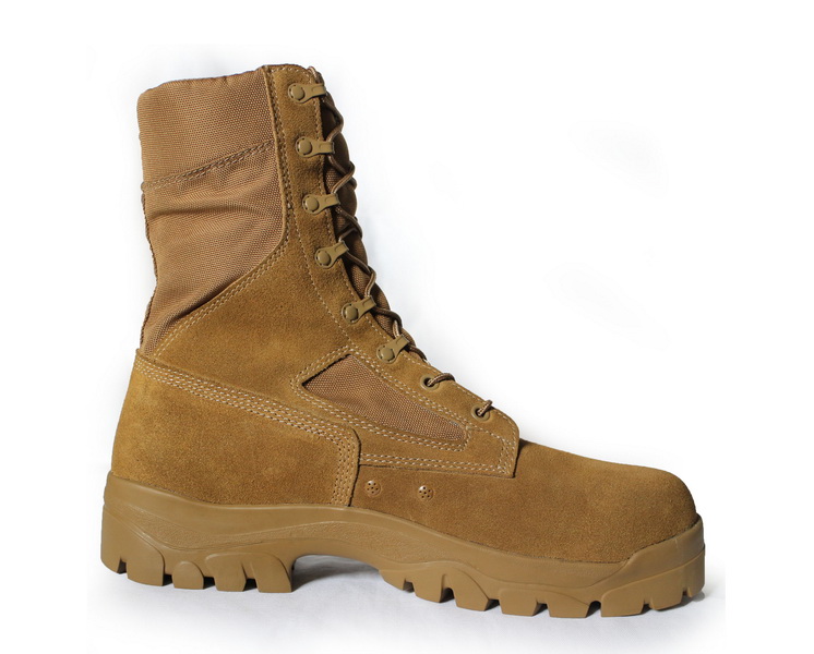 土狼绒面革高品质徒步丛林军安全鞋/军事作战战术沙漠靴