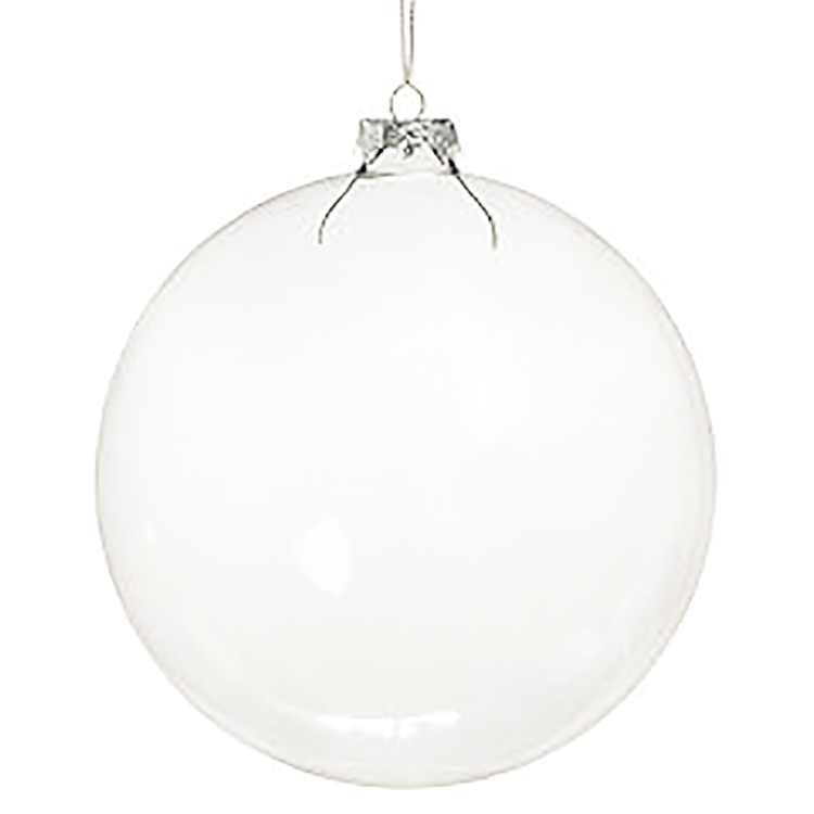 Оптовая продажа прозрачное стекло полые Рождественские шары украшения оптом