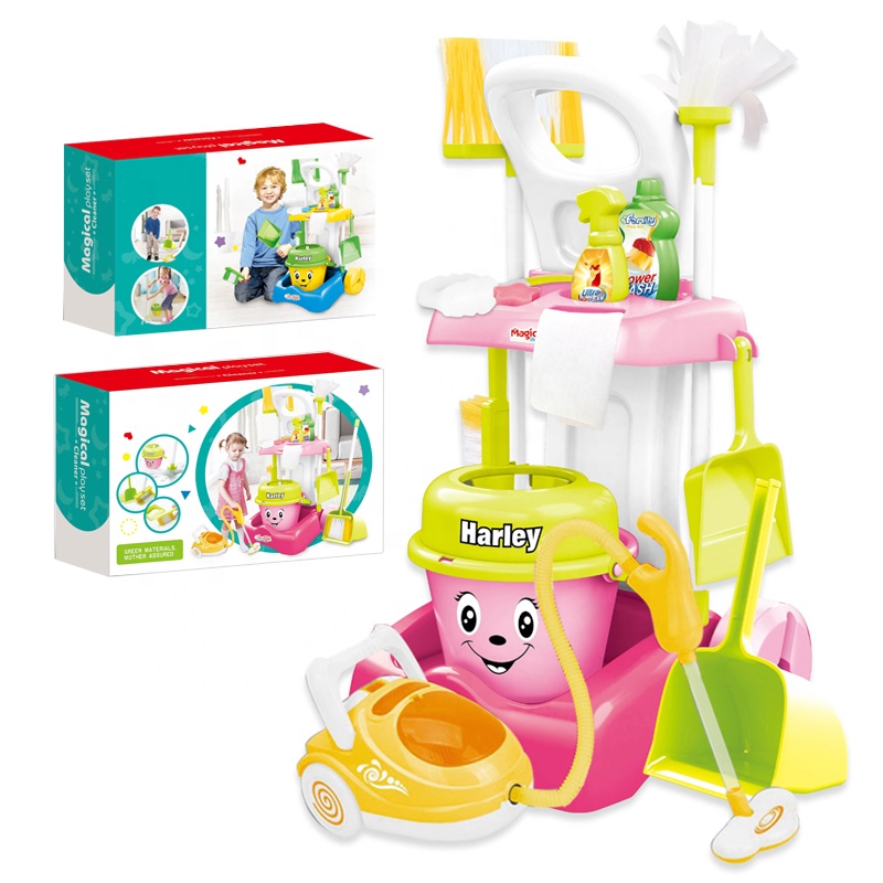 Образовательный комплект для дошкольных игр, пластиковые электронные чистящие игрушки для детей