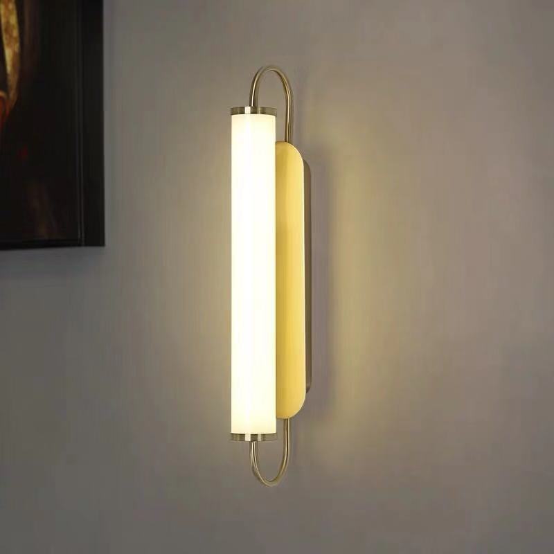 Gold Wall Sconce Modern led Glass Tube Wall Light for Living Room Bedroom Hallway Restaurant
