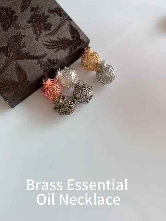 Aromatherapy Perfume Essential Oil Necklace - Gift for Women