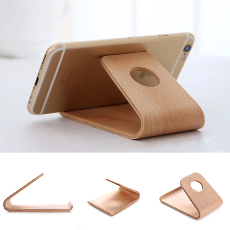 高品质的新设计 stander 竹木材料手机支架