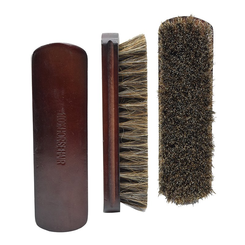 Vintage Boar Bristle Beard Mini Brush Handmade Mustache Pocket portable brush For Men Beard Care beard brush with wooden handle