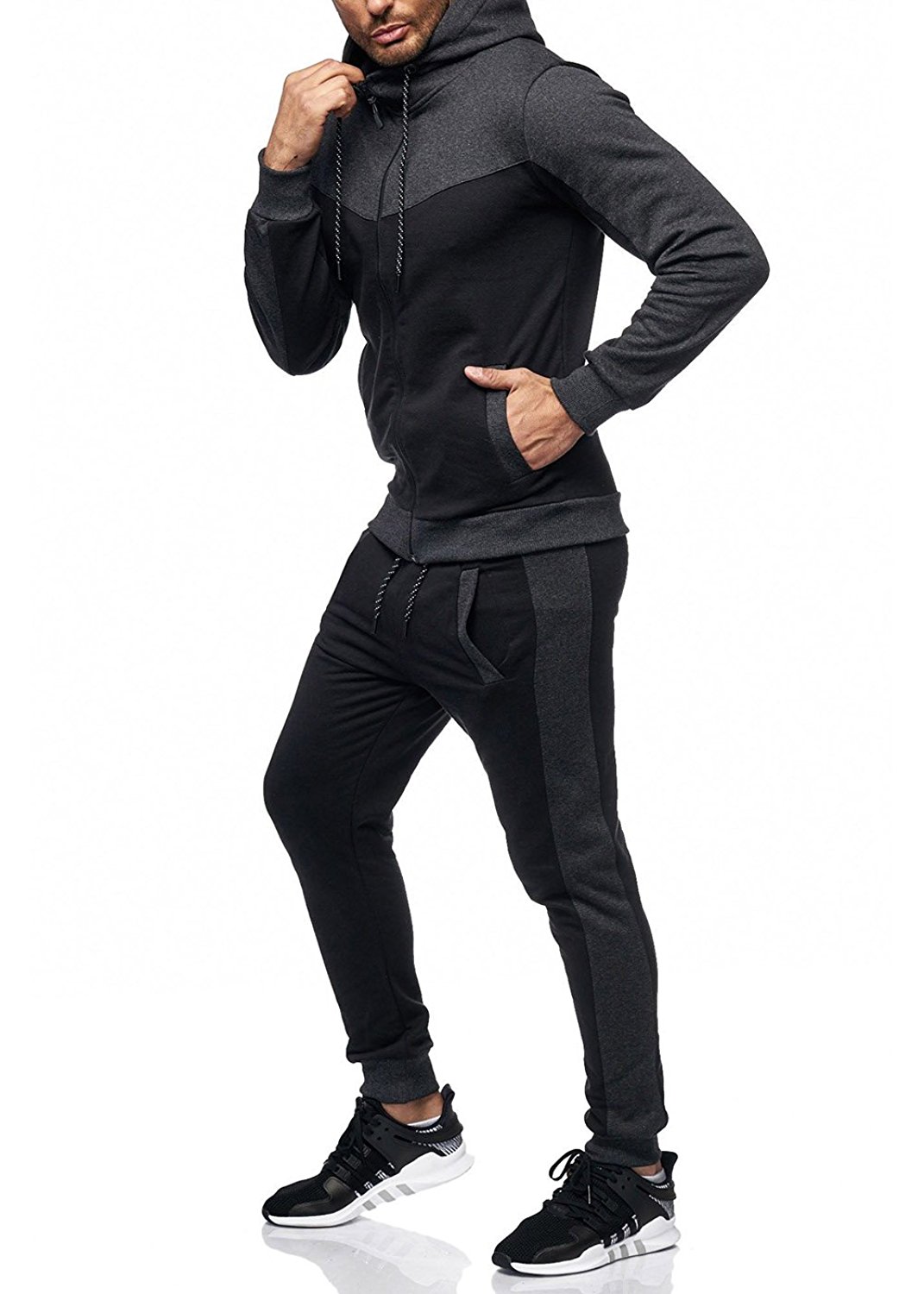 Men's Tracksuit Sports Suit Hoodie Clothes Running Jogging Sport Wear