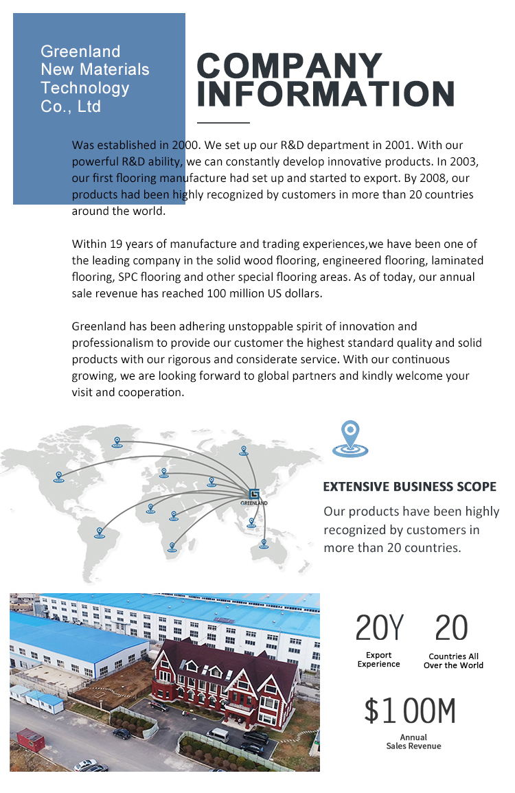 18mm Antique Oak UV Lacquered  Solid Wood Handscraped Flooring