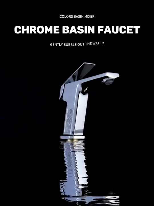 洗面台タップ亜鉛合金サーモミキサー蛇口モダンな温水 & 冷水バス