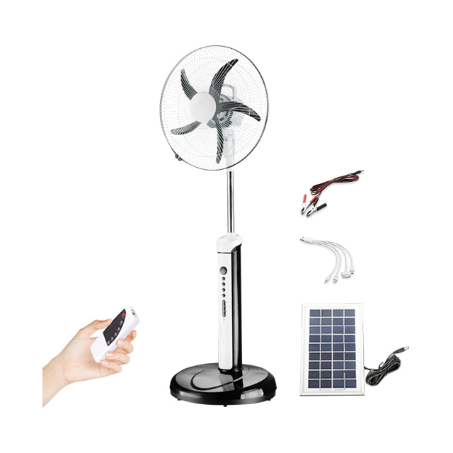 Низкая цена 16 дюймов ac/dc adjustable12v аккумуляторная батарея электрический вентилятор