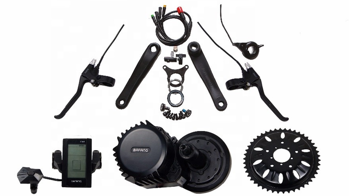 8fun BBS01 Mid Drive Motor Kits 36V 250W Electric Bike Power