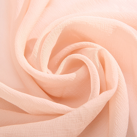纯色香槟12.5米/米纯瓷多臂真丝纺织面料