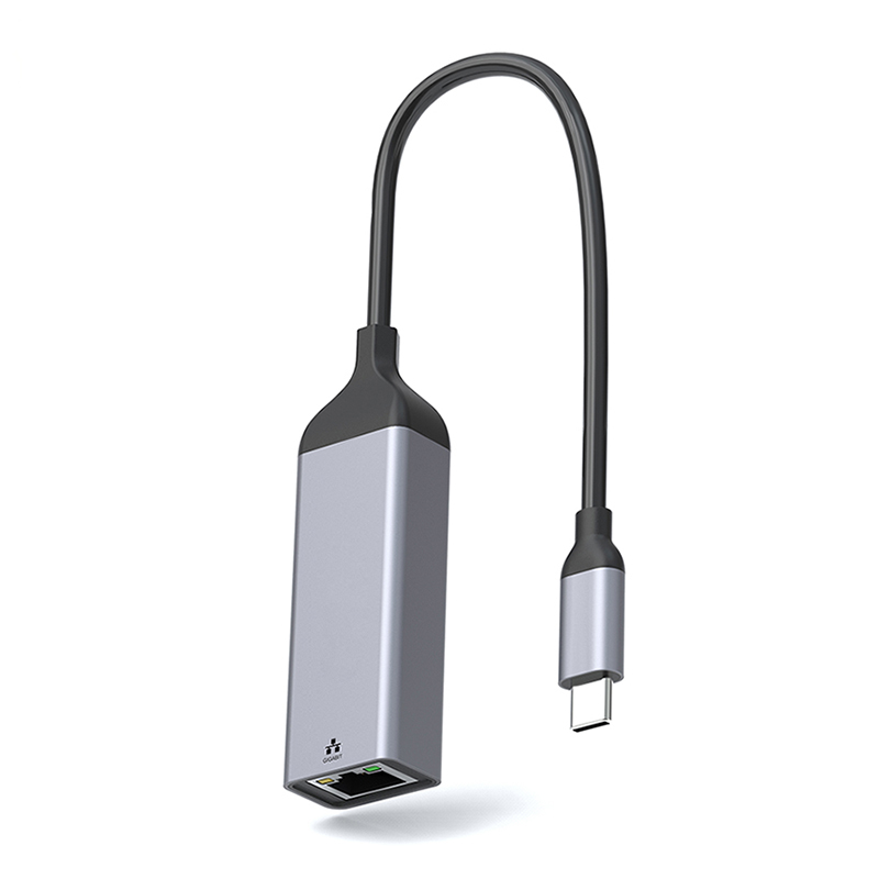 Адаптер Ethernet Soomfon из алюминиевого сплава с USB C на 1000M Lan RJ45 ethernet автоматическая адаптация для ноутбука