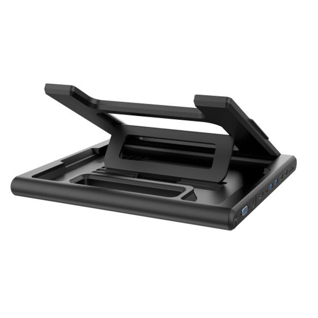 Регулируемая по высоте Многофункциональный складной подставка для ноутбука с несколькими USB-C концентратор USB Type C док-станции