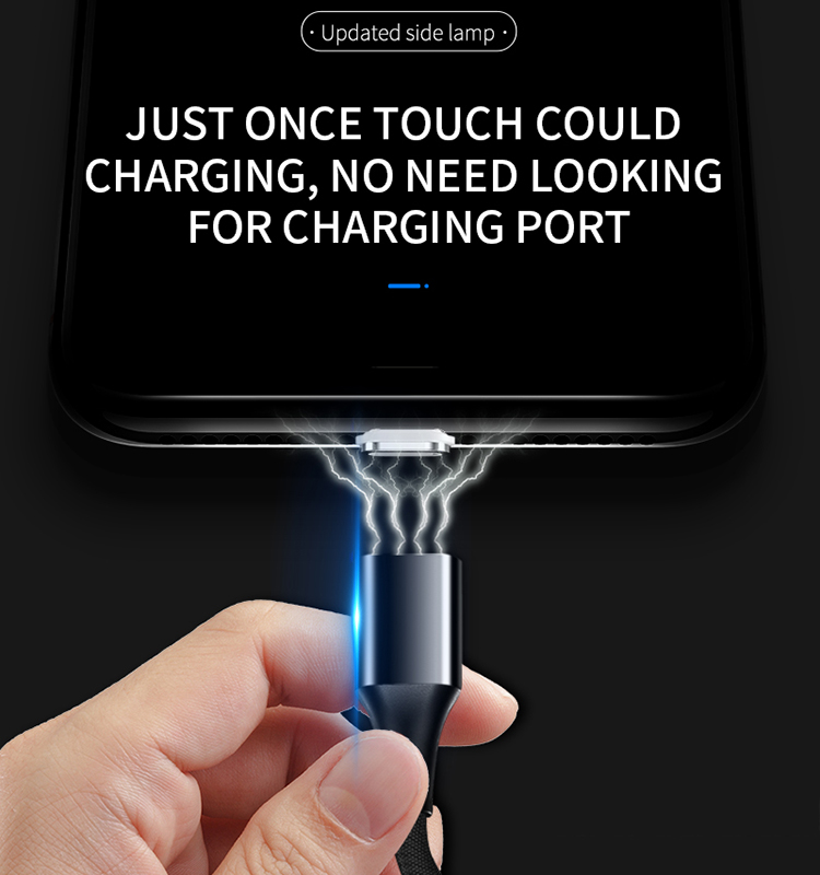 New design super speed charger 3in1 usb magnetic charging cable